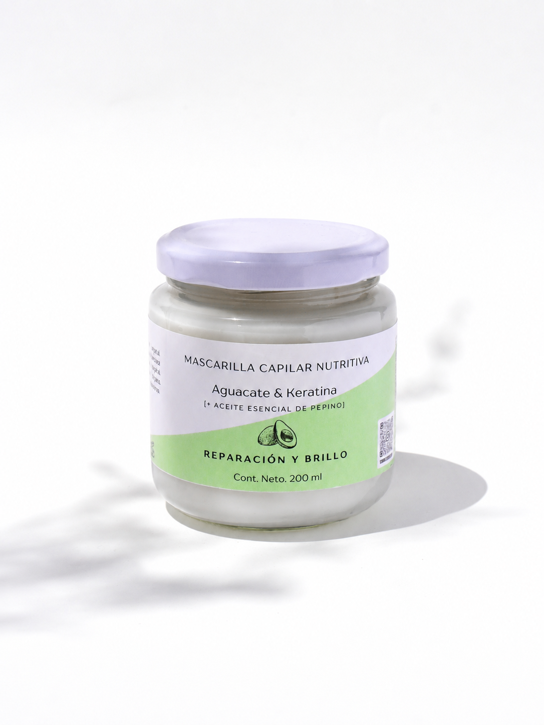 Mascarilla Capilar Aguacate & Keratina – Reconstrucción Profunda