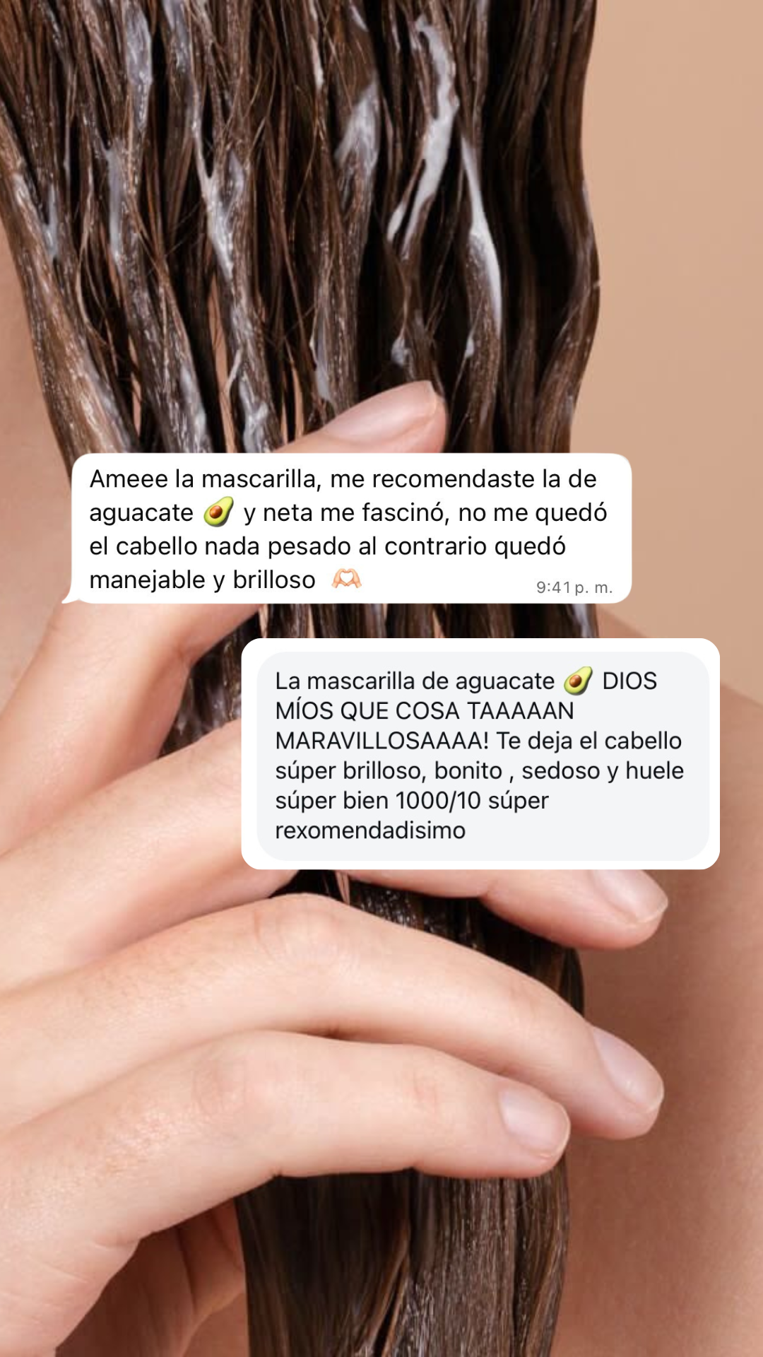 Mascarilla Capilar Aguacate & Keratina – Reconstrucción Profunda
