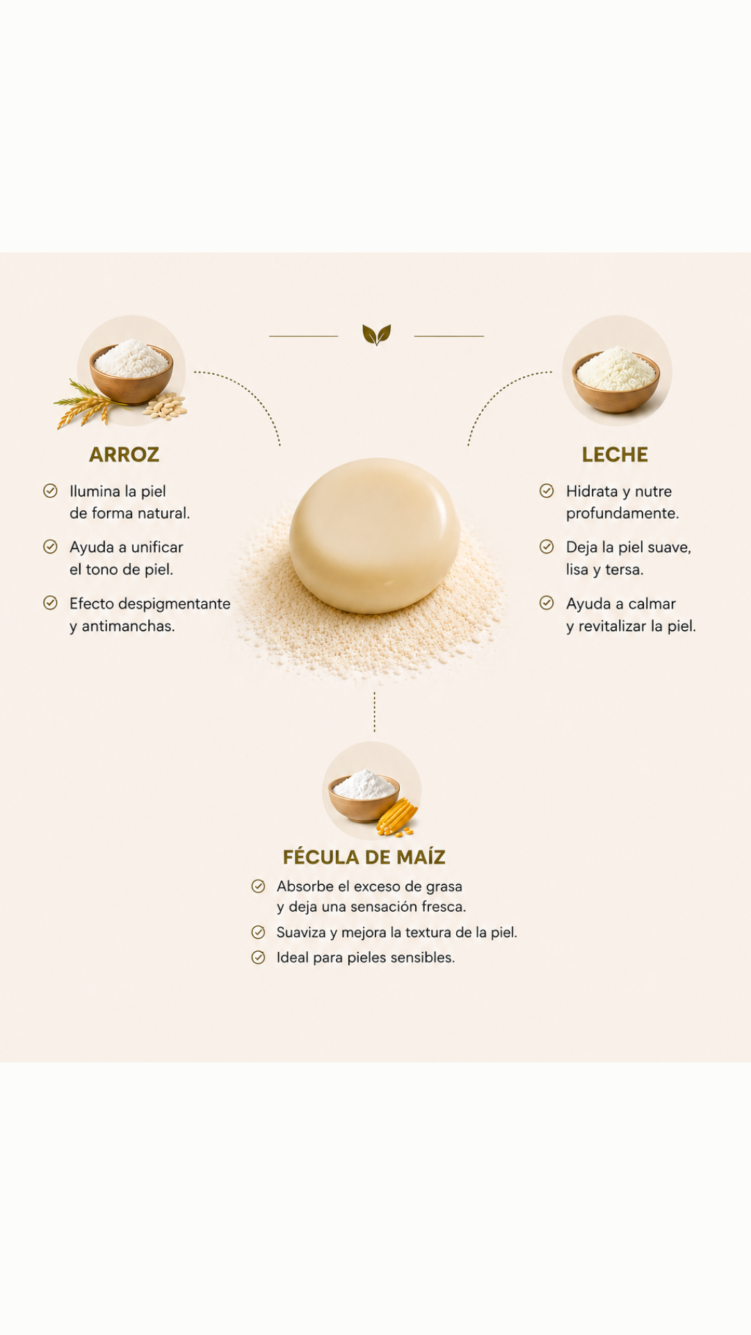 Jabón Leche & Arroz