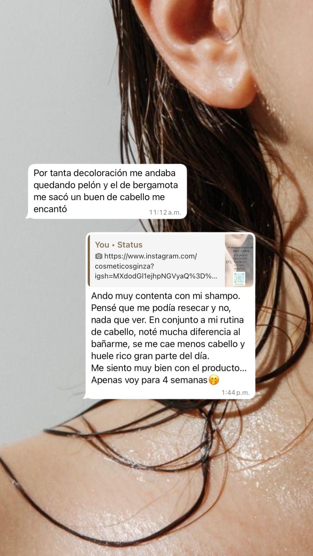 Shampoo Bergamota & Romero