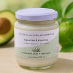 Mascarilla Capilar Aguacate & Keratina – Reconstrucción Profunda
